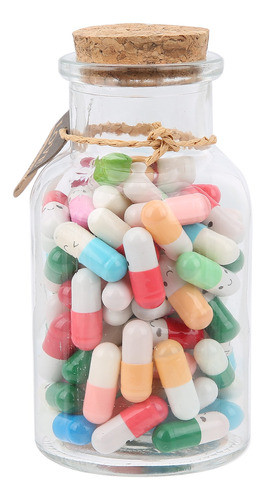 Carta De Mensagem De Cápsula Bonito Leve Com Vidro Bott 0