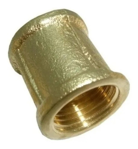 Cupla De Bronce Roscado De 3/4 Pulgada Rosca Hembra 1