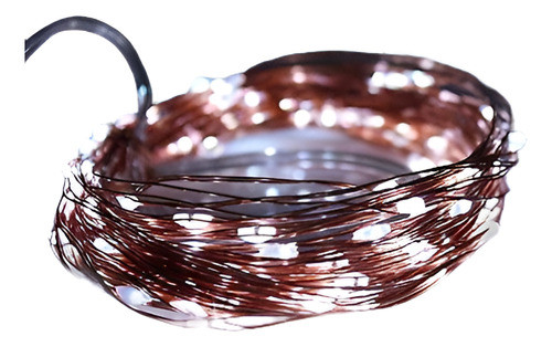 15m 150led Cadena Solar Impermeable Luces Cobre Alambre Frío 0