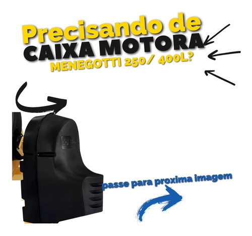 Caixa Motor Betoneira 250 E 400 Litros Menegotti Prime 1