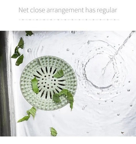Set De 2 Filtro De Silicona Para Drenaje De Baño Cocina 1
