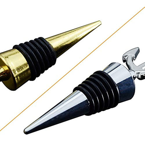 Jetkong Paquete De 2 Tapones Para Botellas De Vino Y Bebidas 1