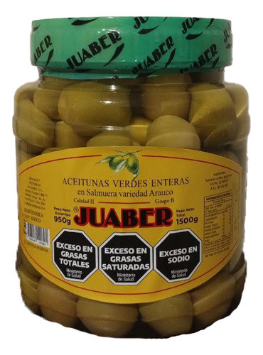Aceitunas Verdes En Salmuera 1 Kg Nº 000  Juaber 0