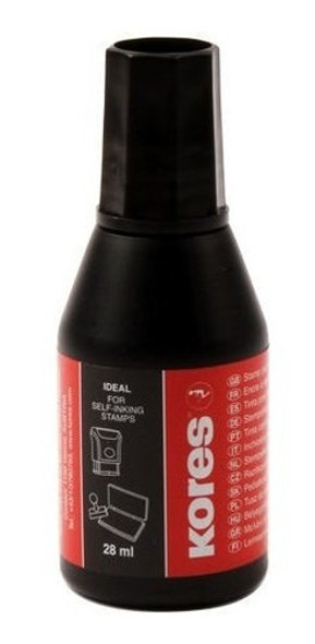 Tinta Para Sellos Negra Kores 0