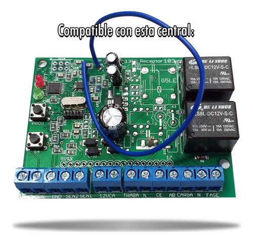 Placa Central Para Motor Porton Levadizo Suchi Monac 1