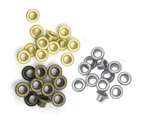 300 Ojalillos/eyelets Mix Metálicos (aptos Crop A Dile) 0