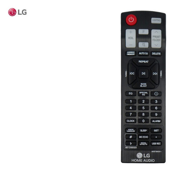 Controle Remoto LG Xboom Rn5 Rn7 Rn9 Akb75815311 | Original 1