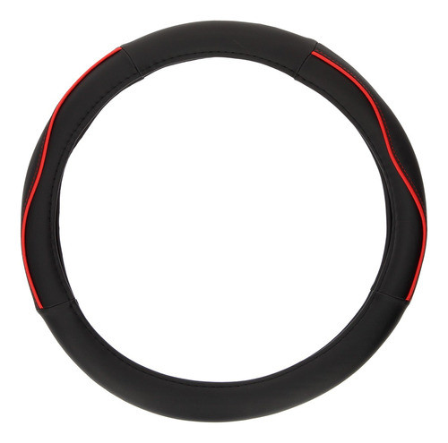 Cubrevolante Negro/rojo Universal Diametro 38cm Cool Line 1