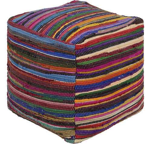 Tejedoras Artísticas Chama Puf, 18  X 18  X 18 , Multicolor 0