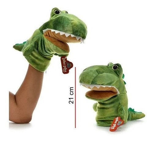 Titere De Mano Cocodrilo Dino 22cm Phi Phi - Sharif Express 1