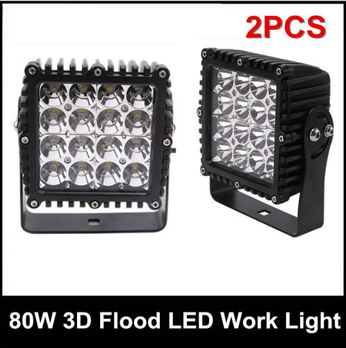 2 X 80w Cree Inundación Led Trabajo D 4 Luz Óptica De Conduc 1