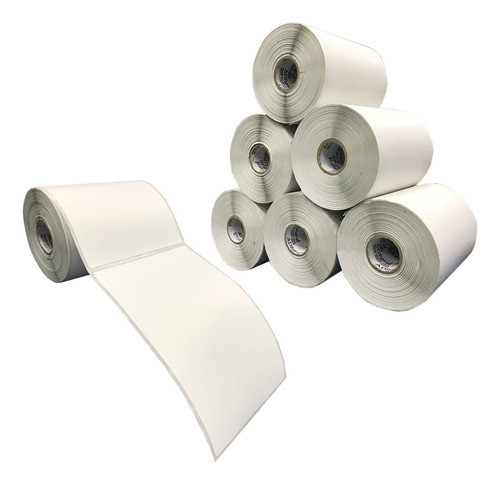 Kit 5 Rolos C/ 250 Etiquetas 100x150 10x15 Mercado Ribbon 0