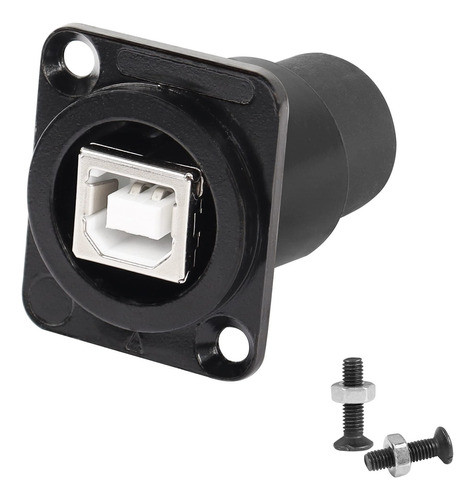 Qianrenon Adaptador De Alimentacin Usb B A Usb A De Montaje 0