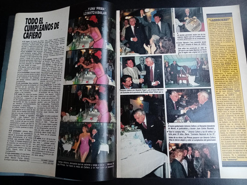 Gente 1156 Cafiero Menem Yuyito Sabatini 1997 17/9 E 1