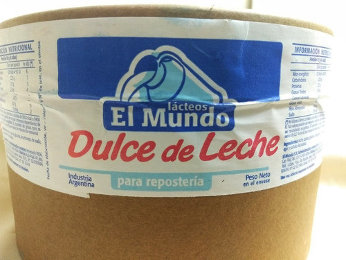 Dulce De Leche Para Reposteria Lacteos El Mundo X 1 Kilo 1