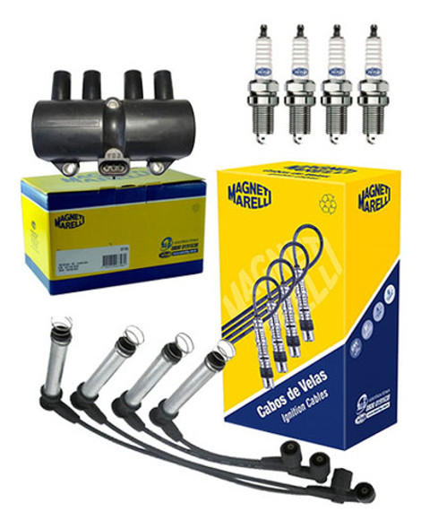 Bobina Cabos E Velas Celta 1.0 1.4 Gasolina 2001 2002 2003 1