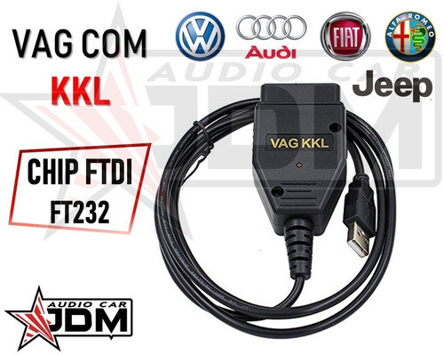Scanner Vag Kkl Multiecuscan Vcds + Adaptadores - Jdm 1