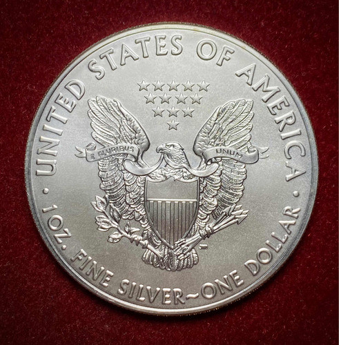 Moneda 1 Onza De Plata 0.999 Estados Unidos 2018 Liberty 1