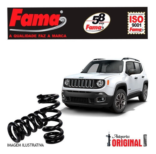 Par De Mola Dianteira Jeep Renegade 1.8 Gasolina Após 2015 1