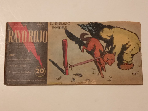 Revista Rayo Rojo N° 13 De 1950. Ed Abril. Pablo Cagnasso 0