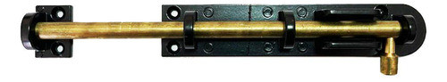Trinco Ferrolho Universal 40cm Latonado Oxidado Isero 0