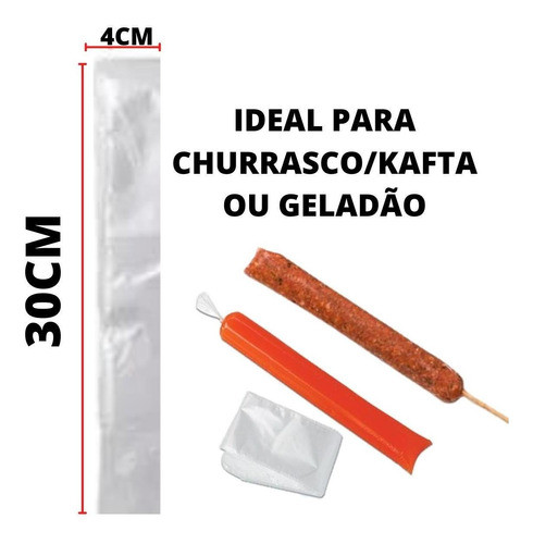 Saquinho Para Kafta Churrasco Moido Com 1000 Unidades 1