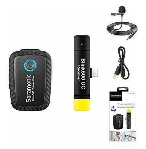 Sistema De Micrófono Lavalier Inalámbrico De 2.4ghz, Micrófo 0