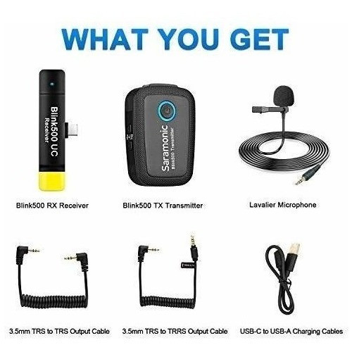 Sistema De Micrófono Lavalier Inalámbrico De 2.4ghz, Micrófo 1