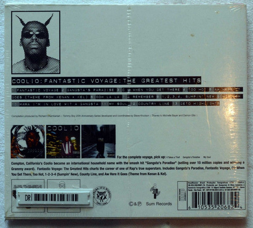 Frt Grátis Coolio Fantastic Voyage Vol 2 Cd Lacrado Hip Hop 1