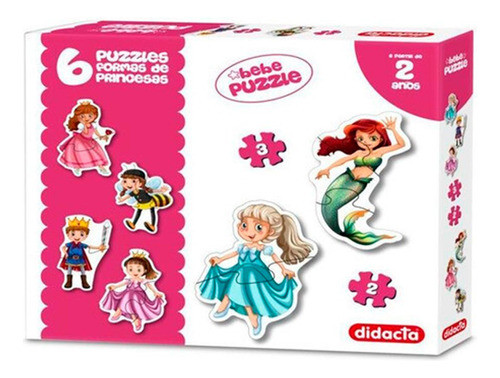 Set X6 Puzzles Formas De Princesas Universo Binario 0