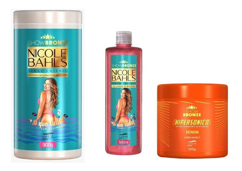 Xenon + Parafina 900g + Óleo Ativador 500ml Nicole Bahls 0