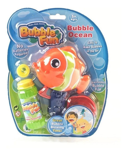 Burbujero Pez Payaso Naranja Bubble Fun Ocean 0