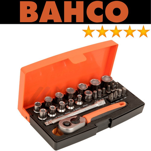 Juego De Bocallave Torx Allen Bahco Sl25 25pzas Encastre 1/4 1