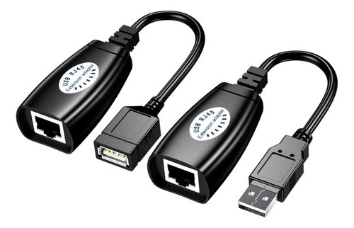 Extensión Usb 2.0 Utp Extender Sobre Un Solo Cable Rj45 Ethe 0