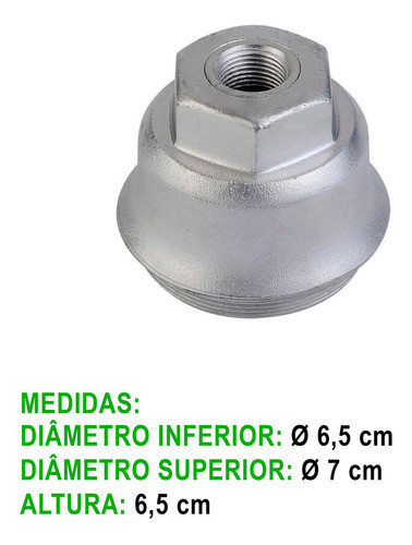 Flange Rodoar Roda Cubo Dianteira Vw 7.90 8.140 (kit C/ 2) 1