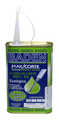 Fluído De Corte Ecológico 500ml Maxicorte E1-1-151 Baden 0
