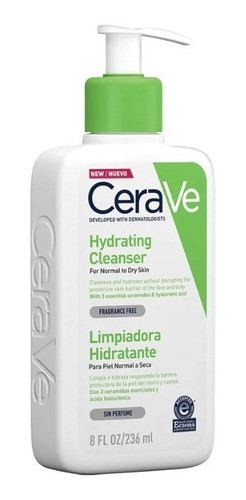 Cerave Limpiador Facial Gel Hidratante Espumoso X 236 Ml 1
