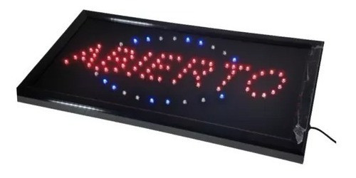 Cartel Led Colores Luminoso Abierto Publicidad 220v 0