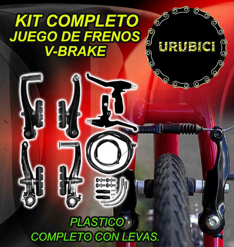 Kit Juego Completo  De Frenos V-brake 1