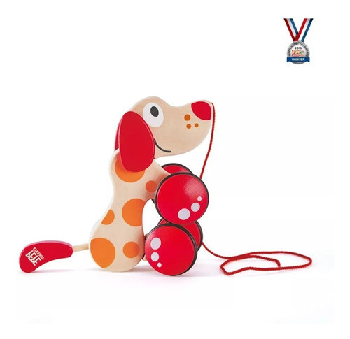 Juego Didactico Juguete De Arrastre Perro Hape De 1 A 3 Años 0