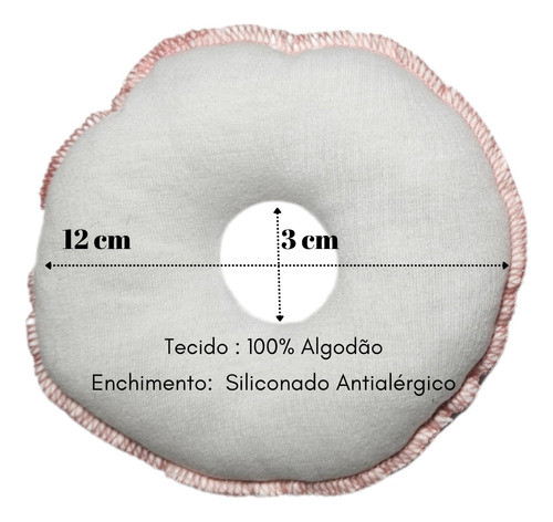 Kit 4 Rosquinha Lavável Para Seio Seios Amamentação 1