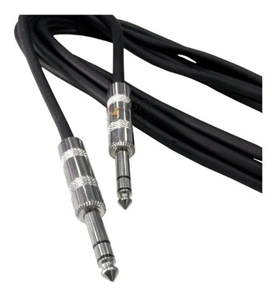 Cable Balanceado Shimura Plug 6.5  Plug 6.5 Trs 3 Mts Stereo 1