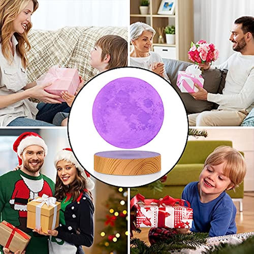 Vgazer Levitating Moon Lamp 5.9 Pulgadas 16 Colores Moon Lam 1