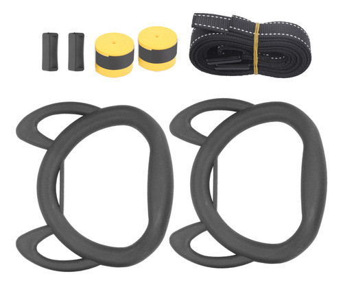 Crianças Exercício Ginástica Anéis De Suspensão Força Adjust 1