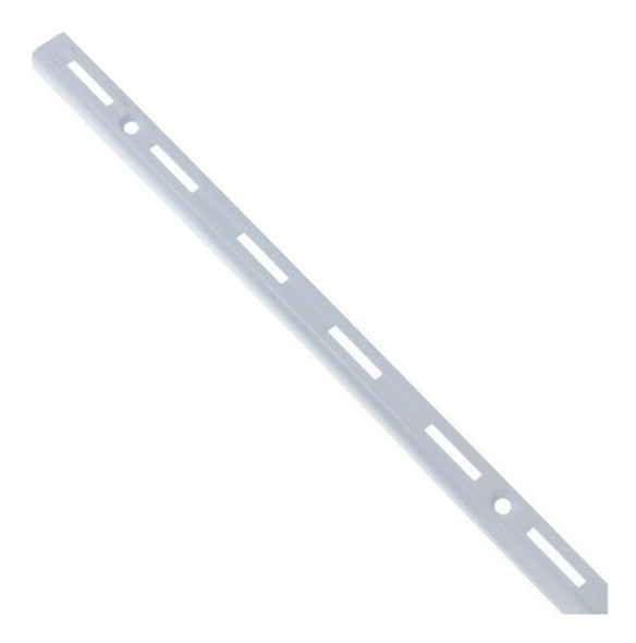10 X Cremalheira Trilho Simples P/ Prateleira 100cm Branco 1