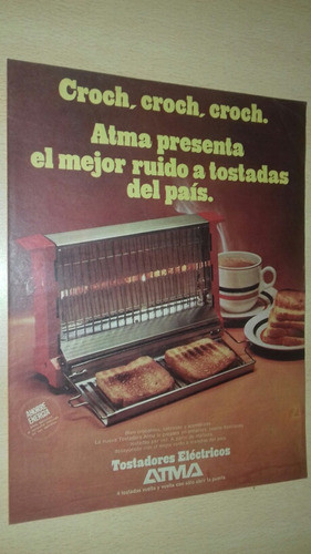 P35 Clipping Publicidad Tostadora Atma Año 1975 0