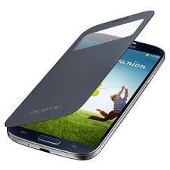 Filp Cover Con Ventana Negro Samsung S4 Macrotec 1