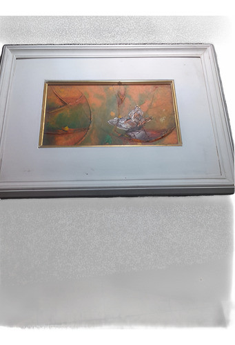 Quadro  Artista Plastico Roberto Branco 17x28 C/ Certificado 0