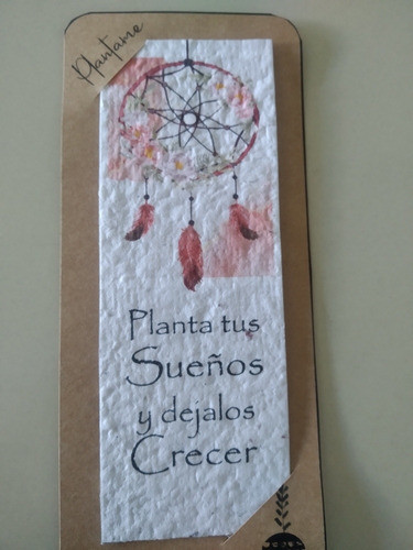 Souvenir Marcador Personalizado De Libros De Papel Plantable 1