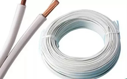 Cable Gemelo 2 X 2mm Blanco Precio Por 100 Metros - Tyt 0